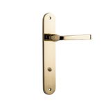 10232P85 - Annecy Lever - Oval Backplate - Polished Brass - Privacy