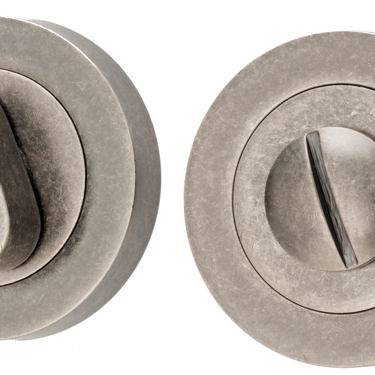9317 - Privacy Turn - Round - Distressed Nickel