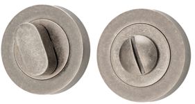 9317 - Privacy Turn - Round - Distressed Nickel