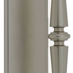 16932 - Sarlat Pull Handle on Backplate - Graphite PVD