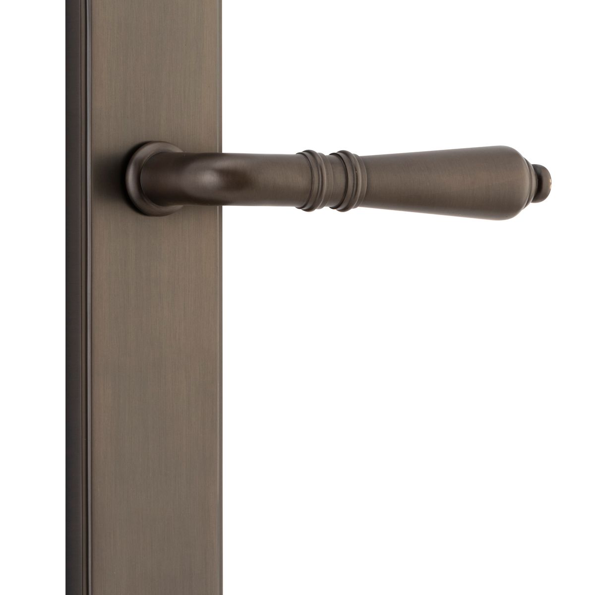 10712 - Sarlat Lever - Shouldered Backplate - Signature Brass - Passage