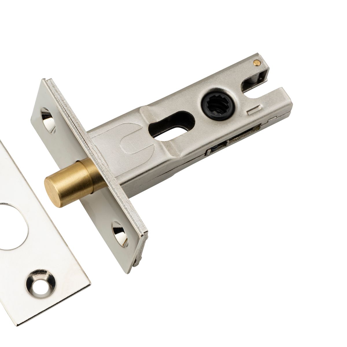 20586 - Privacy Bolt - Round - 45mm Backset - Polished Nickel