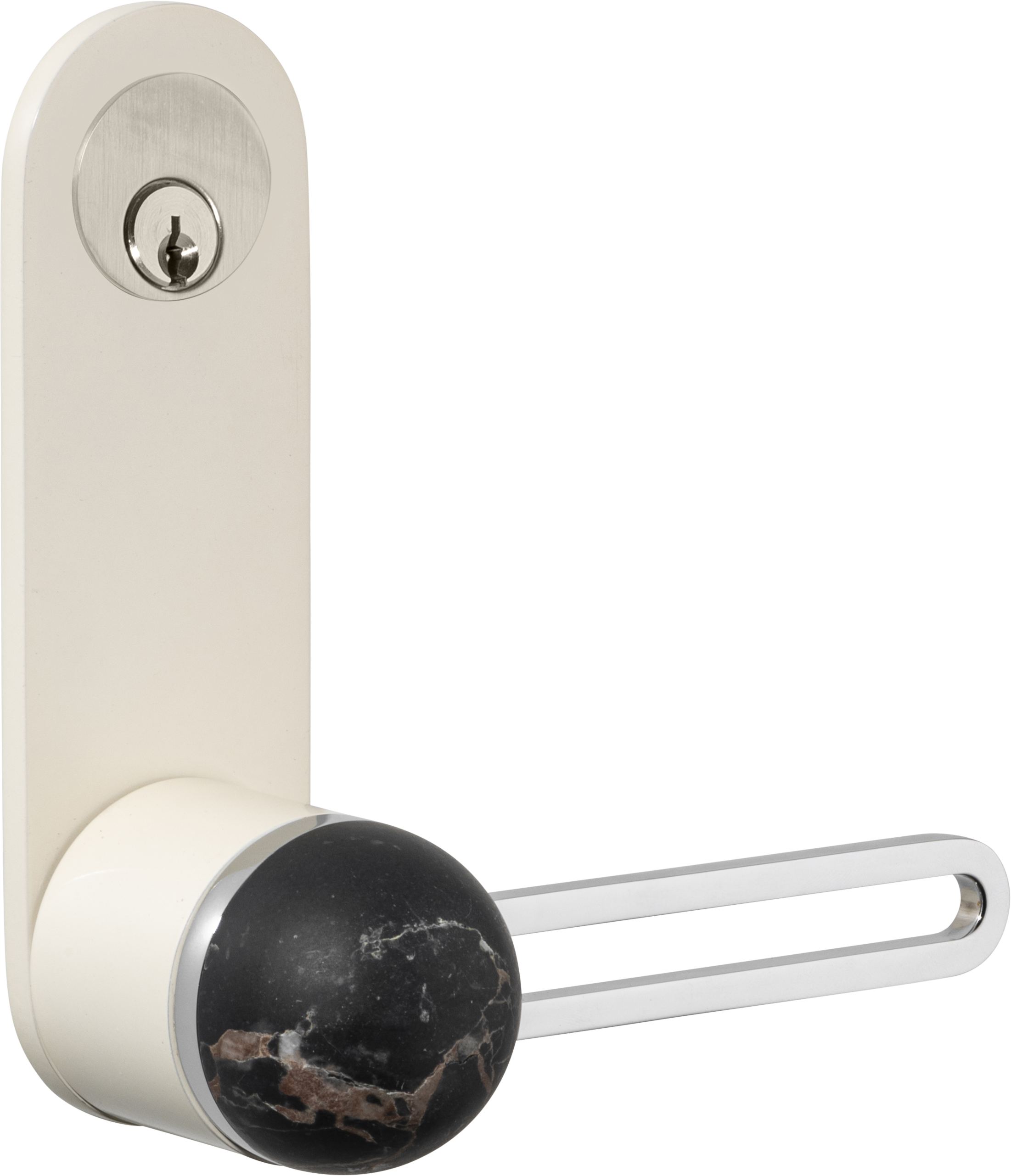 Polished Chrome/Bone