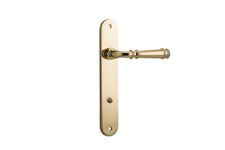 10230P85 - Verona Lever - Oval Backplate - Polished Brass - Privacy