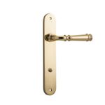 10230P85 - Verona Lever - Oval Backplate - Polished Brass - Privacy