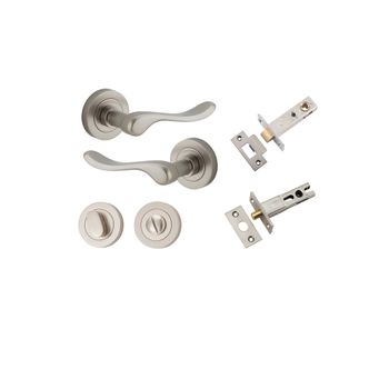 Stirling Lever - Round Rose Privacy Kit with Separate Privacy Turn