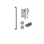16956KENTR60KK - Brunswick Pull Handle - 600mm Entrance Kit with Separate High Security Lock - Graphite PVD - Entrance