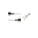 0328KPASS60 - Annecy Lever - Round Rose Passage Kit - Polished Nickel - Passage