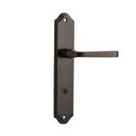 10720P85 - Annecy Lever - Shouldered Backplate - Signature Brass - Privacy