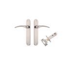 14728KPASS60 - Oxford Lever - Oval Backplate Passage Kit - Satin Nickel - Passage