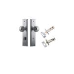 12342KPRIV60 - Guildford Knob - Stepped Backplate Privacy Kit with Privacy Turn - Brushed Chrome - Privacy