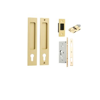 Rectangular Sliding Door Pull Entrance Kit with High Security Lock
