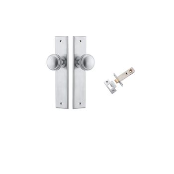 Paddington Knob - Chamfered Backplate Passage Kit