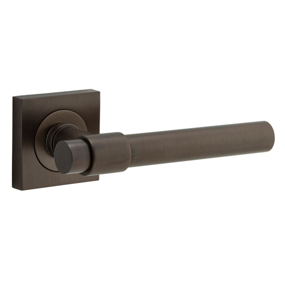 21201 - Helsinki Lever - Square Rose - Signature Brass - Passage
