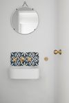 0254 - Guildford Knob - Round Rose - Brushed Brass - Passage