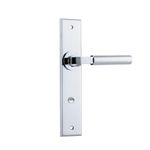 11794 - Berlin Lever - Chamfered Backplate - Polished Chrome - Passage