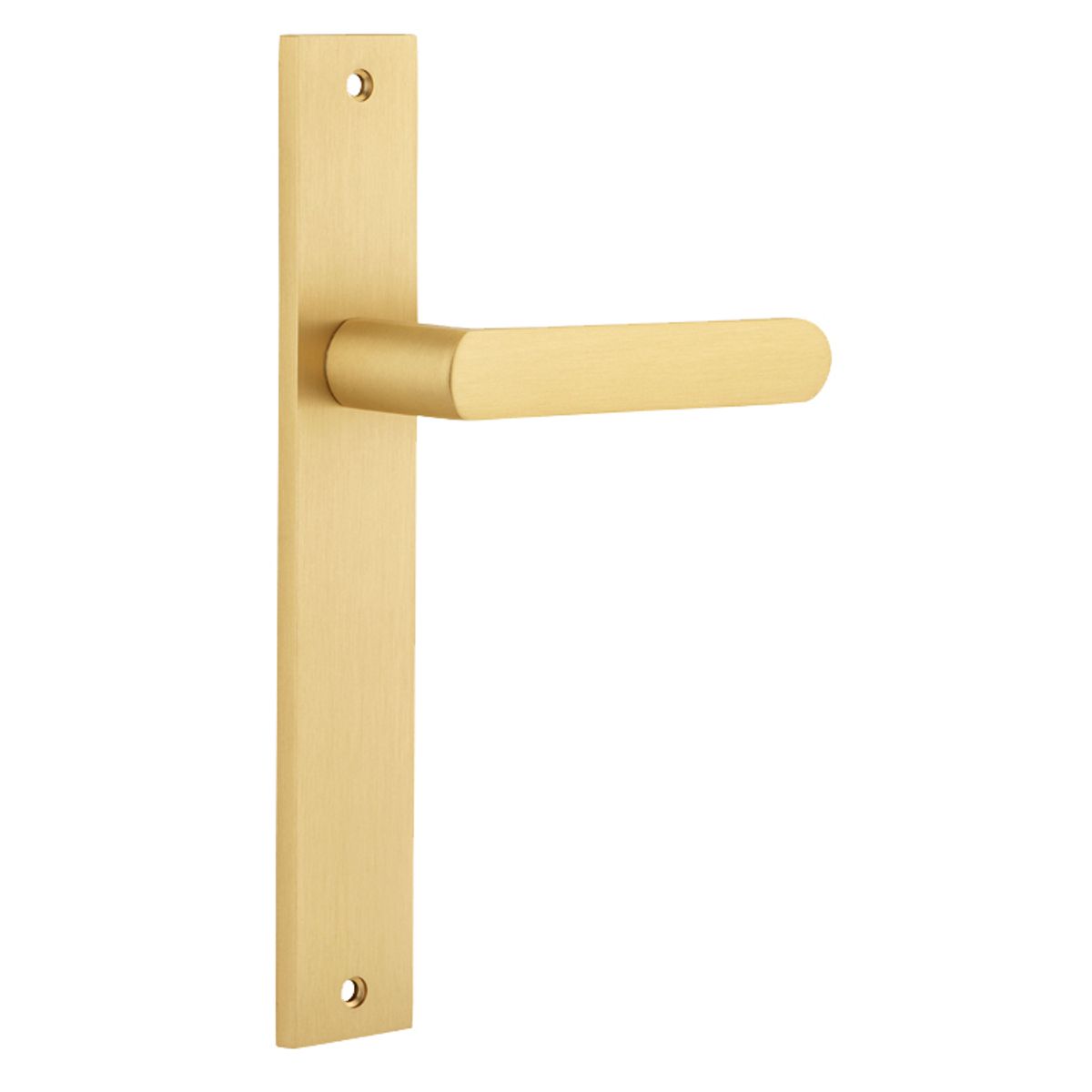 16360 - Osaka Lever - Rectangular Backplate - Brushed Gold PVD - Passage