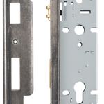 6088 - Rebated 85mm Euro Roller Mortice Locks - 45mm Backset - Distressed Nickel