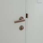 20779 - Osaka Lever - Round Rose - Satin Nickel - Passage