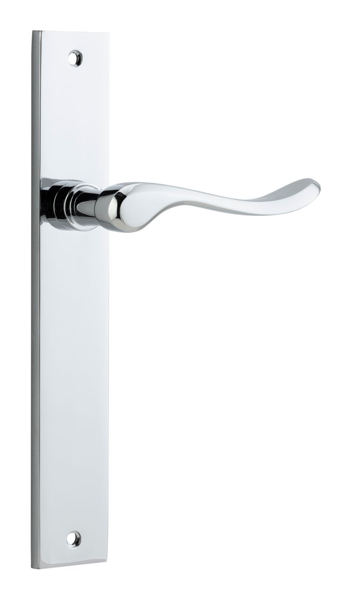 11920 - Stirling Lever - Rectangular Backplate - Polished Chrome - Passage