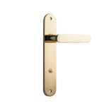 10264 - Bronte Lever - Oval Backplate - Polished Brass - Passage