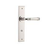 14286P85 - Verona Lever - Chamfered Backplate - Polished Nickel - Privacy
