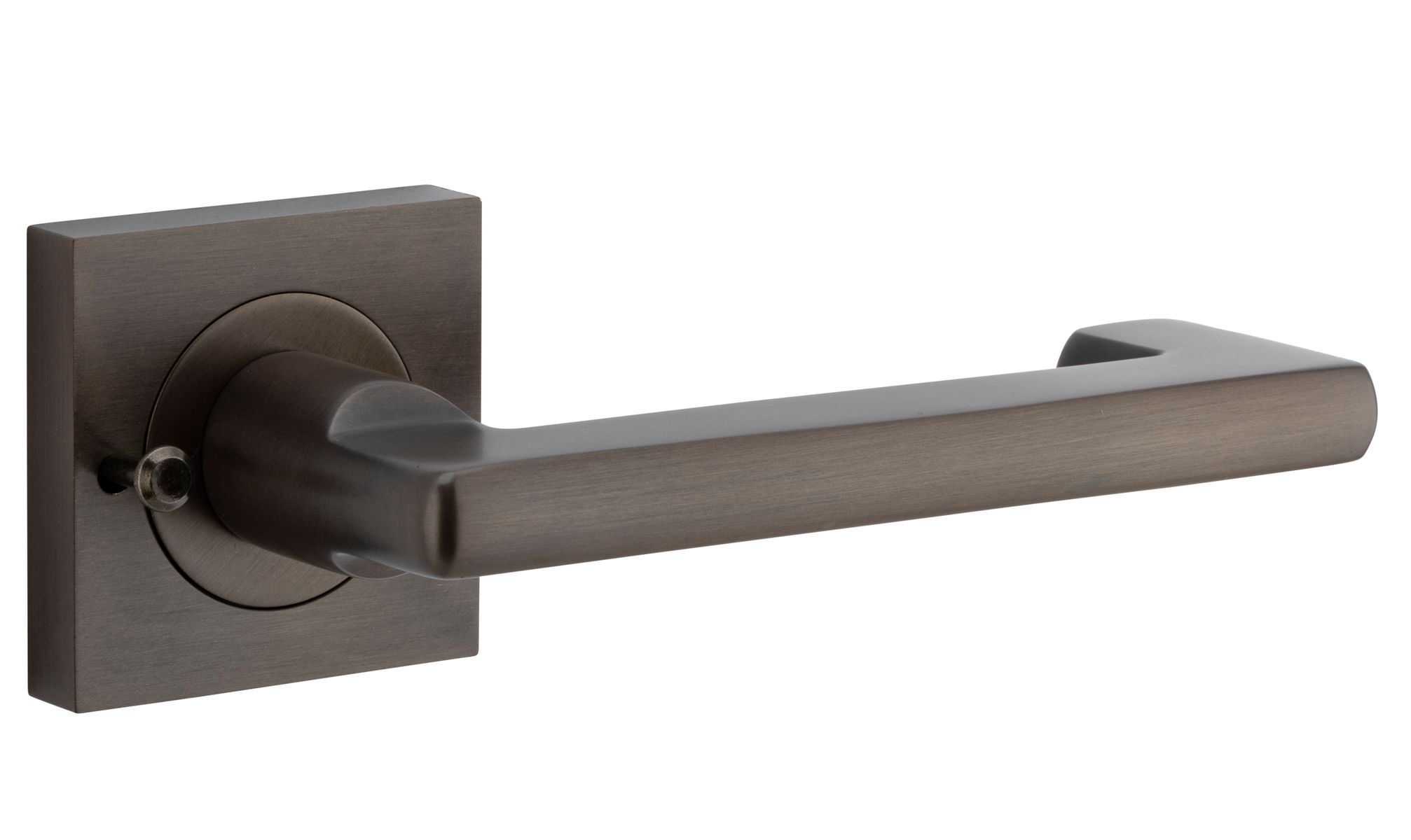 21171KIBPRIV60 - Baltimore Return Lever - Square Rose (Inbuilt Privacy) - Signature Brass - Privacy