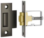 21860 - Roller Latch with Face Plate and Striker - Graphite PVD