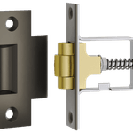 21860 - Roller Latch with Face Plate and Striker - Graphite PVD
