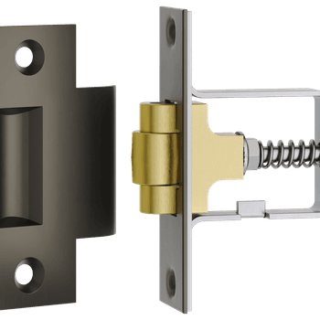 Roller Latch with Face Plate and Striker
