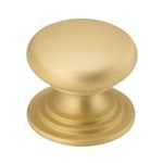 17118 - Sarlat Cupboard Knob – P32xD38mm - Brushed Gold PVD