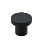 0498 - Osaka Cupboard Knob P28xD32mm - Matt Black