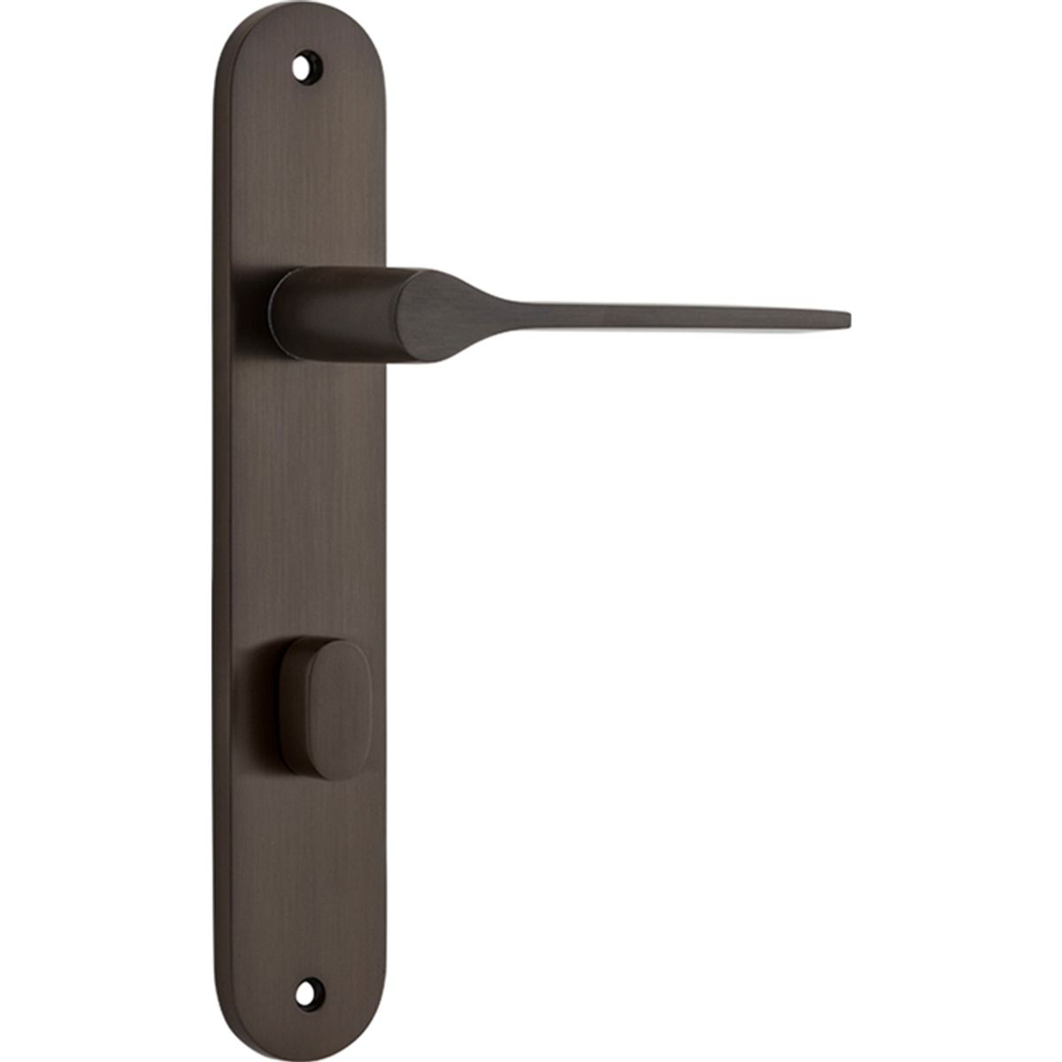 10770P85 - Como Lever - Oval Backplate - Signature Brass - Privacy