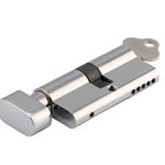 21614 - Euro Cylinder Key/Thumb 5 Pin - Polished Chrome - Entrance