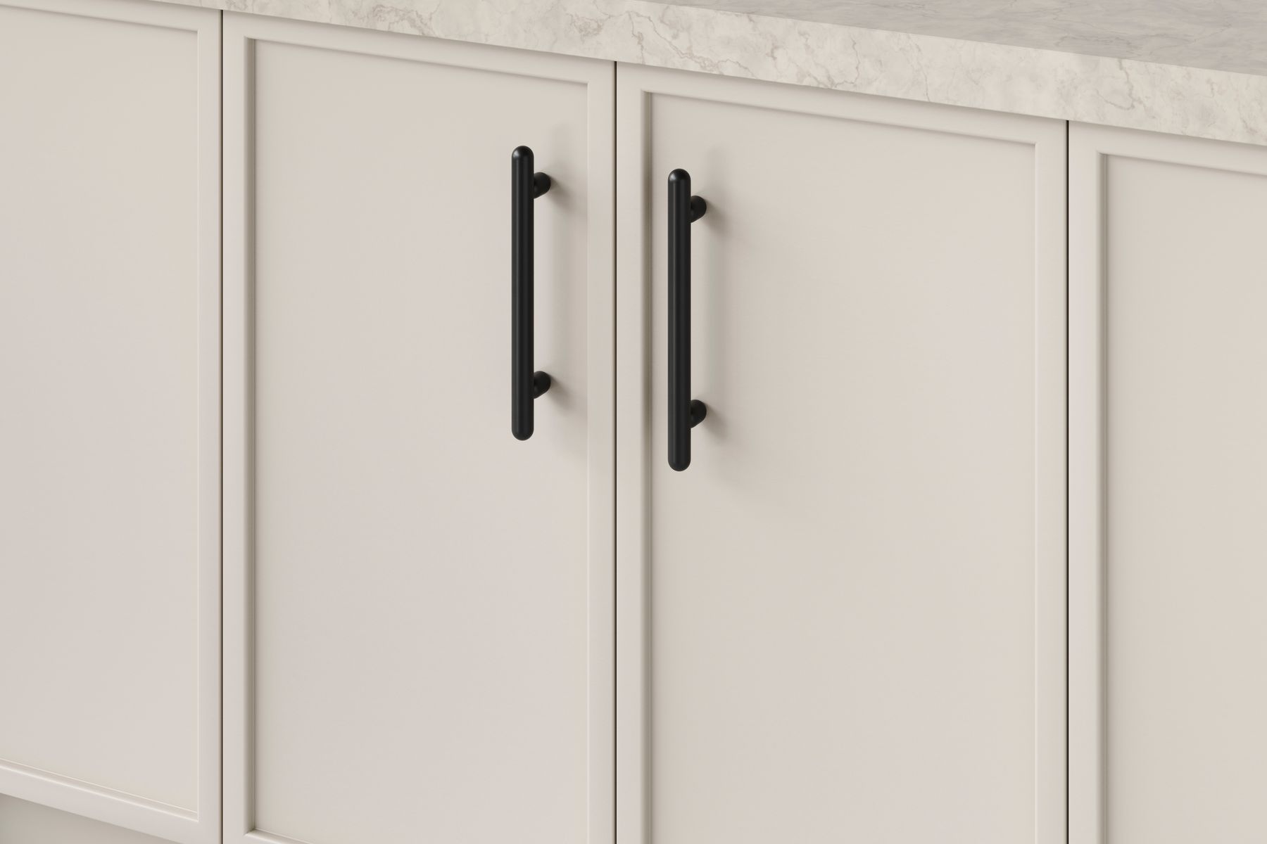 24043 - Puerto Cabinet Pull - CTC 160mm - Matt Black