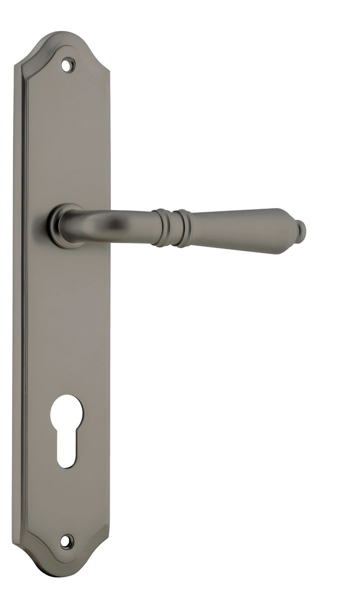 16812E85 - Sarlat Lever - Shouldered Backplate - Graphite PVD - Entrance