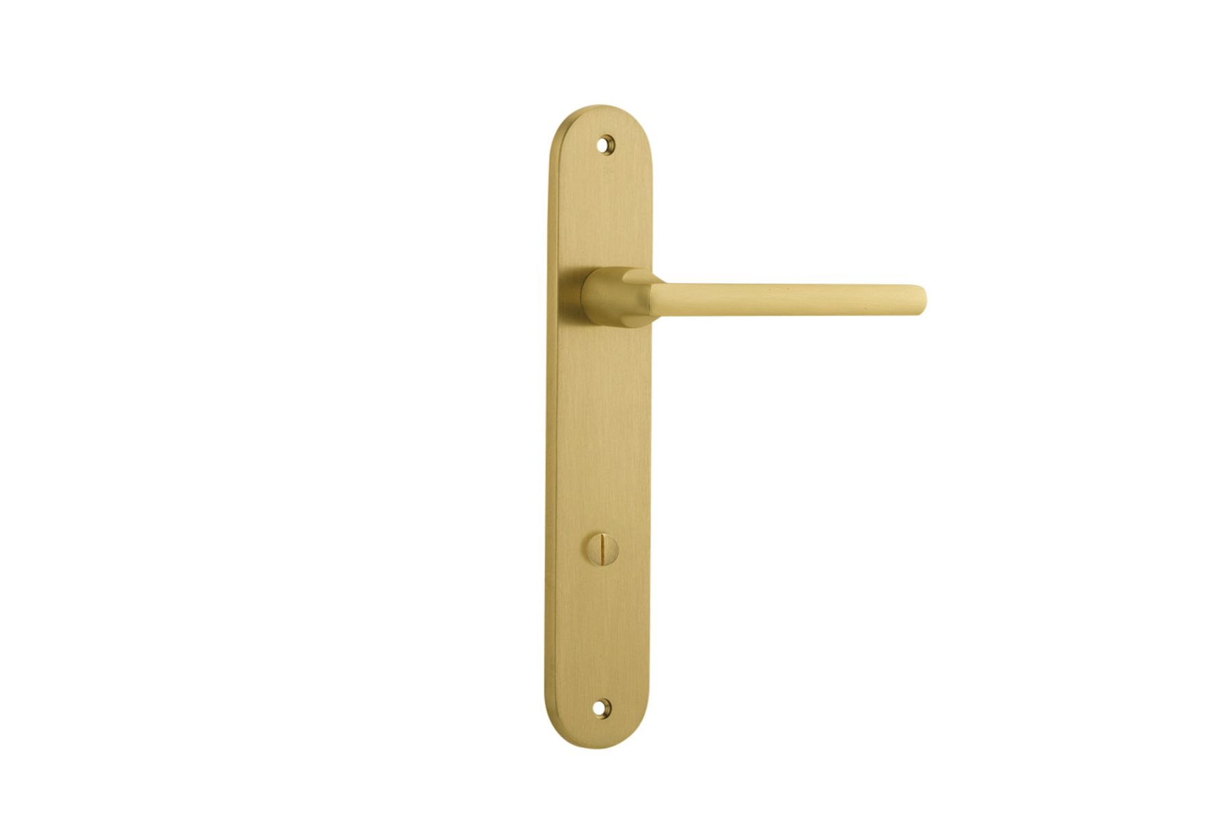 16236P85 - Sarlat Lever - Stepped Backplate - Brushed Gold PVD - Privacy