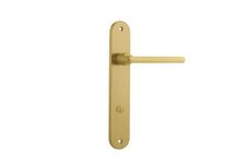 16236P85 - Sarlat Lever - Stepped Backplate - Brushed Gold PVD - Privacy