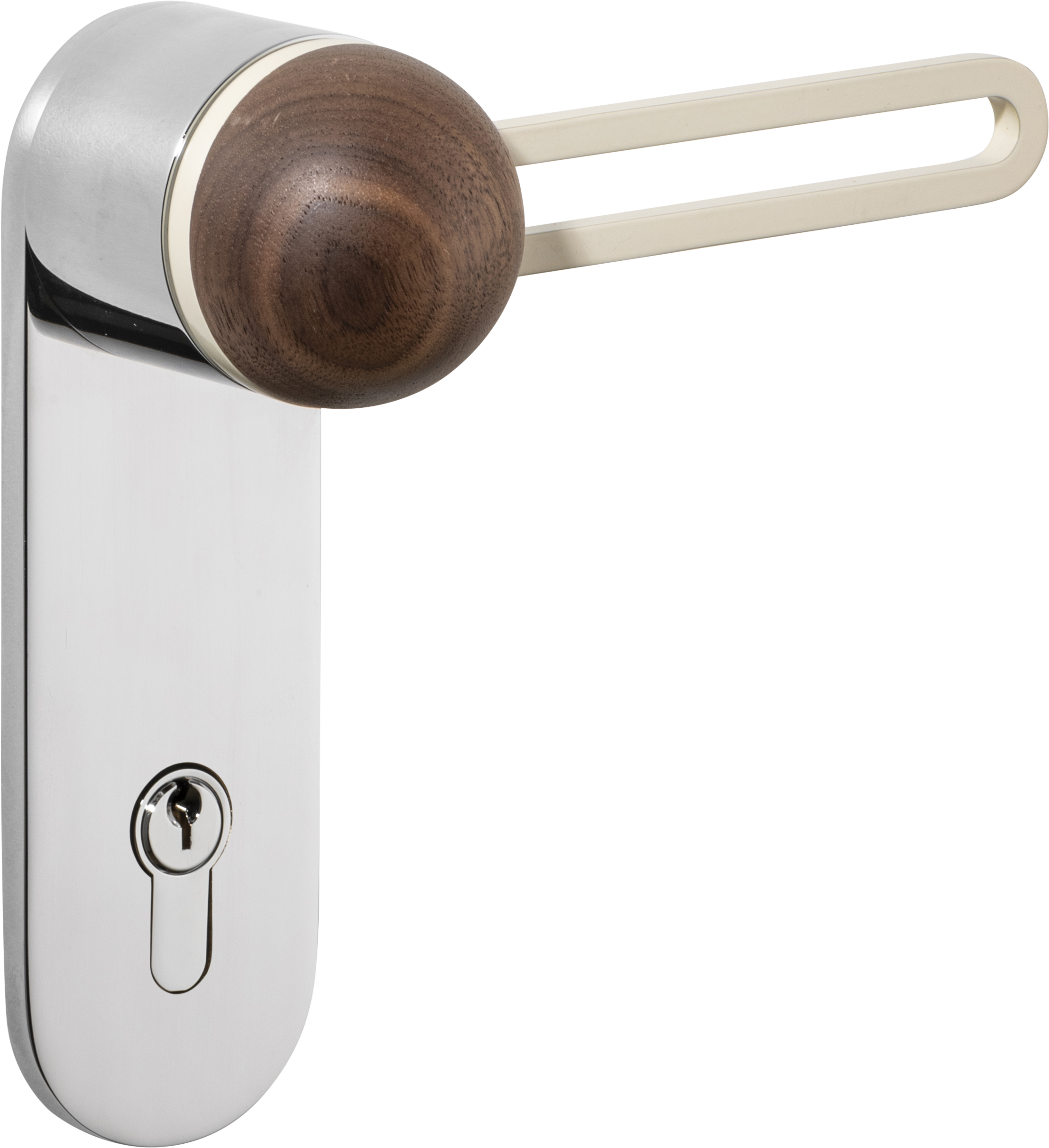 Bone/Polished Chrome