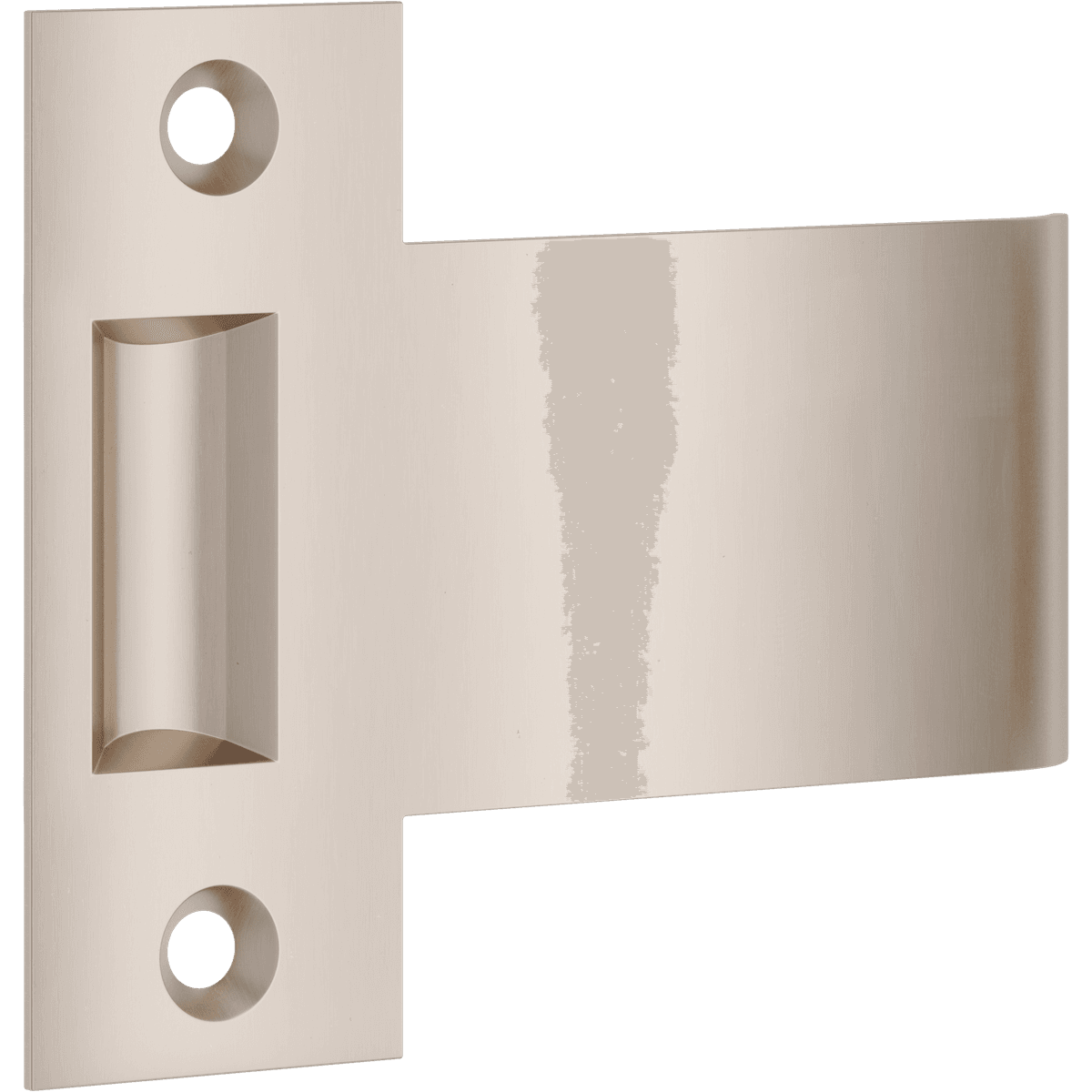 21970 - Extended Striker to Suit Roller Tube Latch - Satin Nickel