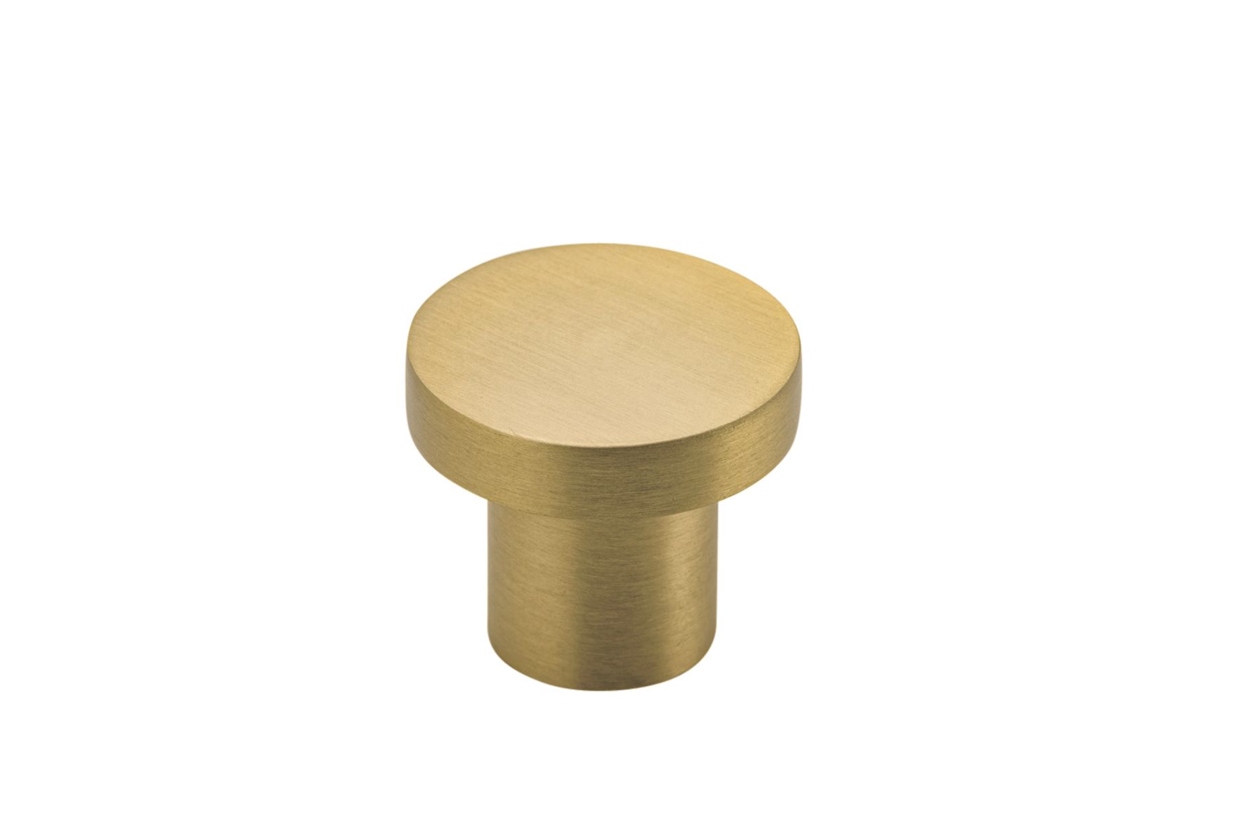 0512 - Osaka Cupboard Knob P28xD32mm - Brushed Brass