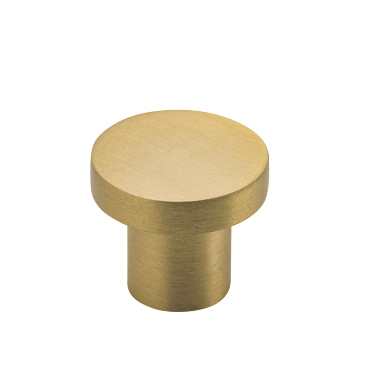 0512 - Osaka Cupboard Knob P28xD32mm - Brushed Brass