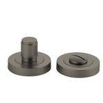 16927 - Berlin Privacy Turn - Round - Graphite PVD - Privacy