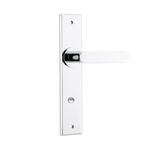 11784 - Bronte Lever - Chamfered Backplate - Polished Chrome - Passage