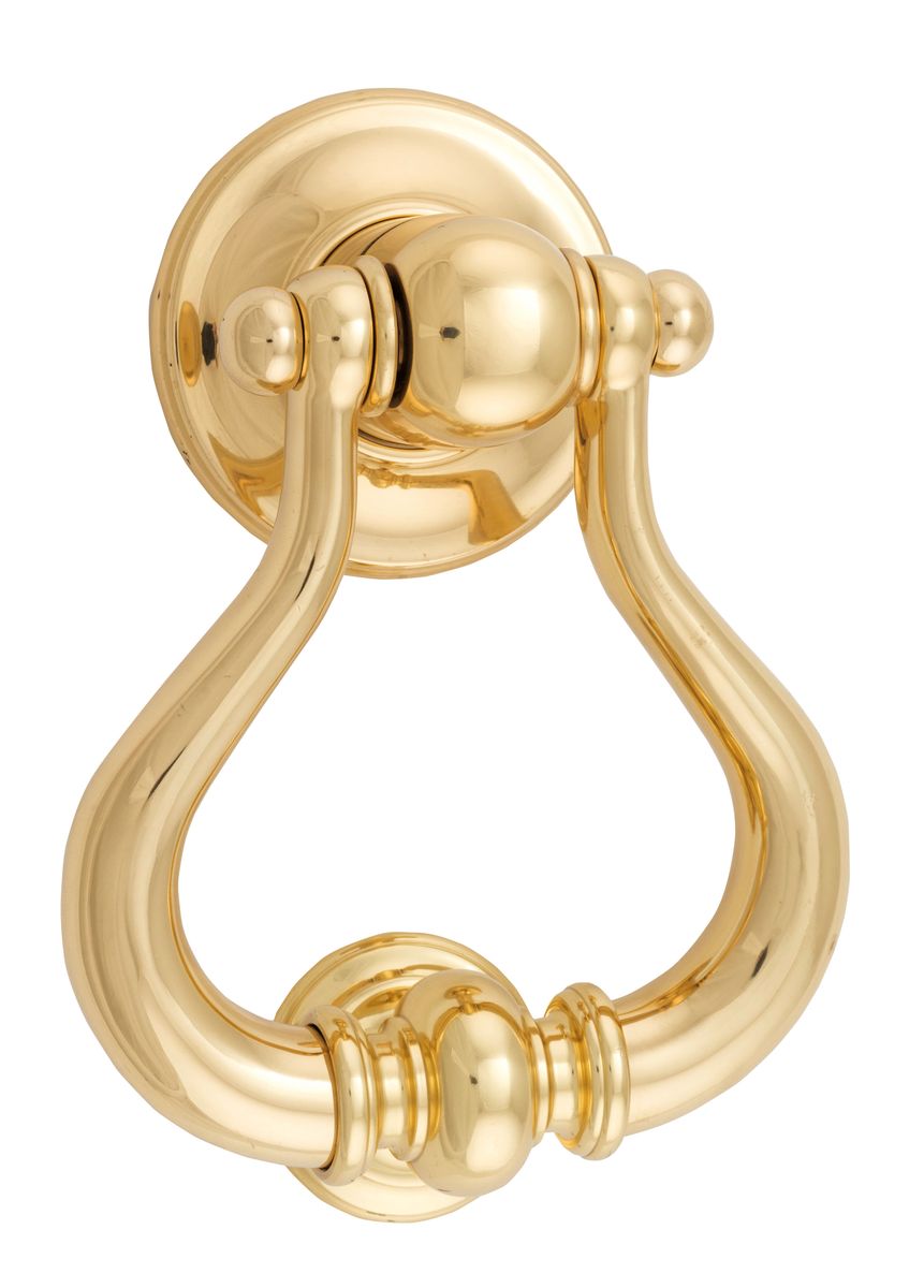 9390 - Sarlat Door Knocker - Polished Brass
