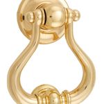 9390 - Sarlat Door Knocker - Polished Brass