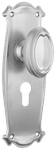 Bungalow Door Knob - Long Backplate