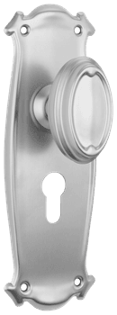 Bungalow Door Knob - Long Backplate