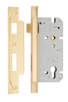 Rebated 85mm Euro Mortice Locks - 60mm Backset