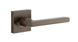 0271KIBPRIV60 - Baltimore Lever - Square Rose (Inbuilt Privacy) - Signature Brass - Privacy